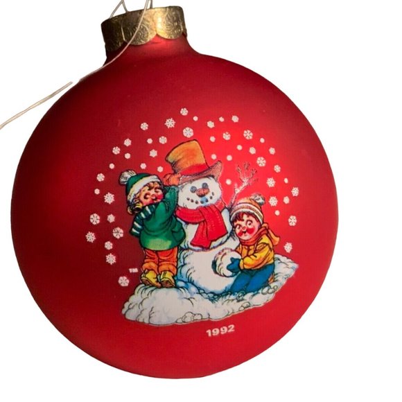 CAMPBELLS Soup CHRISTMAS ORNAMENT 1992 GLASS BALL 3”- Collector’s Edition - Picture 4 of 6